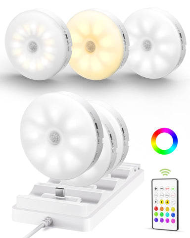 EZVALO under-cabinet lights with remote for easy kitchen task lighting.