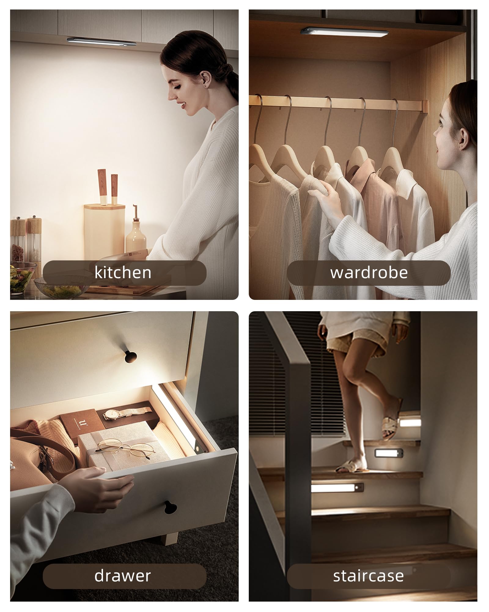 EZVALO wireless kitchen and stair light for safe navigation