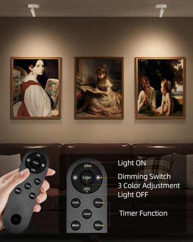EZVALO wireless installation with 3M tape or screws for flexible mounting.