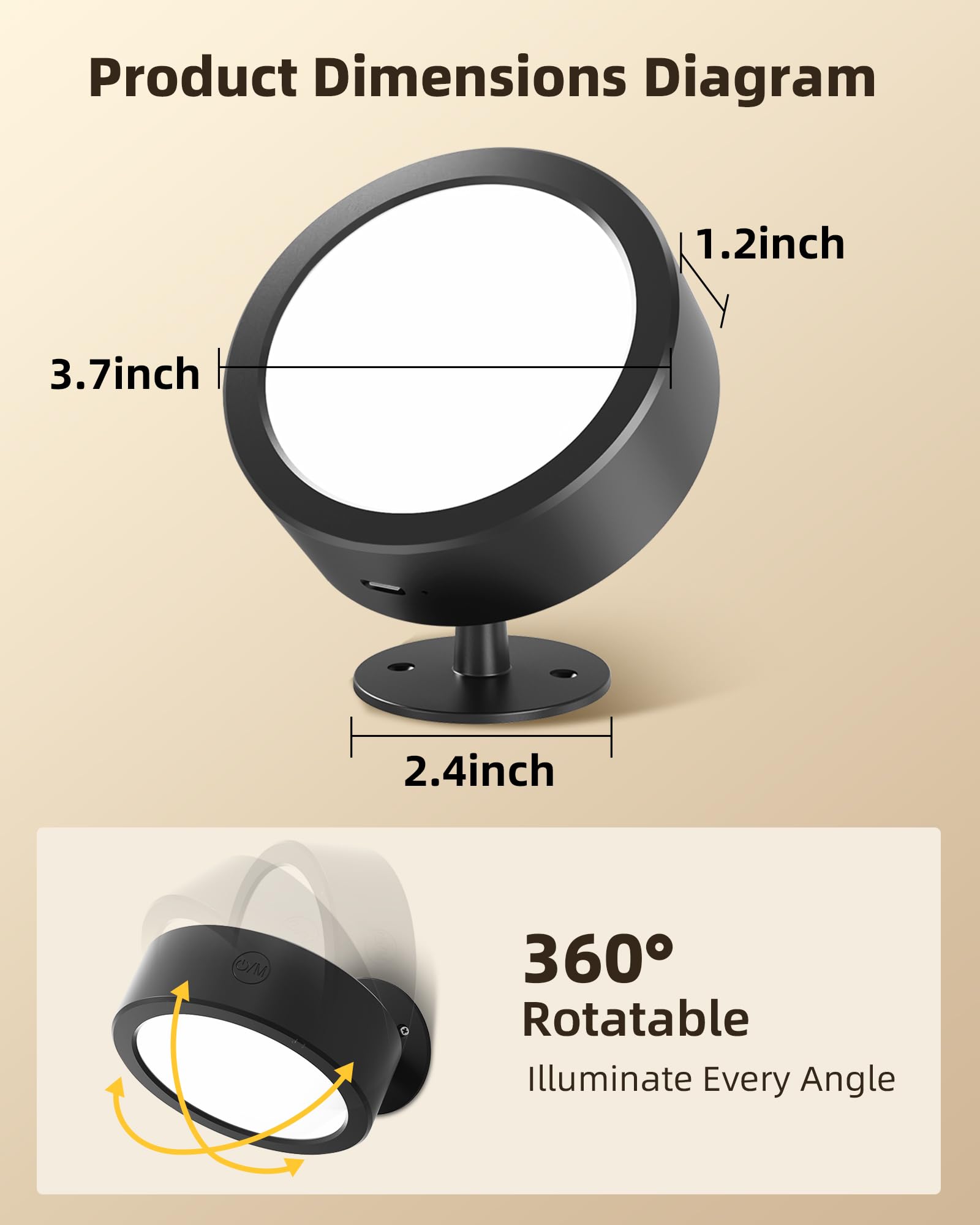 EZVALO workshop wall light brightening a workbench for focused tasks.