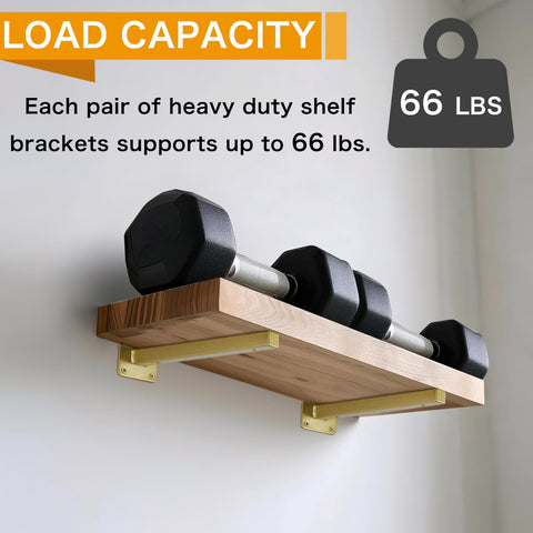 Concrete-wall mounting with EZYDECOR bracket supports heavy shelf loads