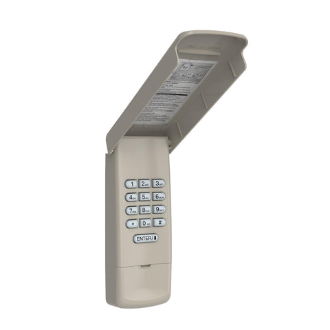 Ezyopenteck 877MAX keypad backlit for easy entry at night and low light.