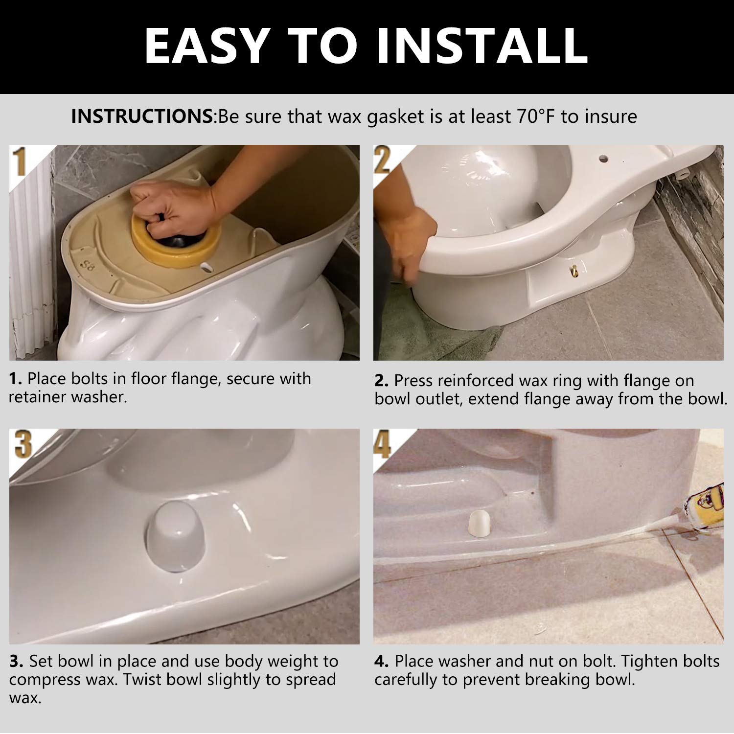 F accessories included ensure confident new install or reseat.