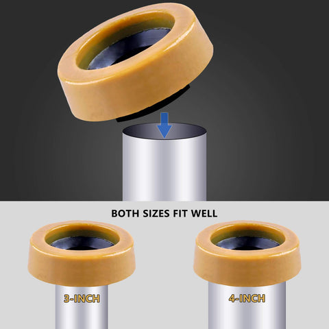 F odor-tight and watertight seal resists gas leakage over time.