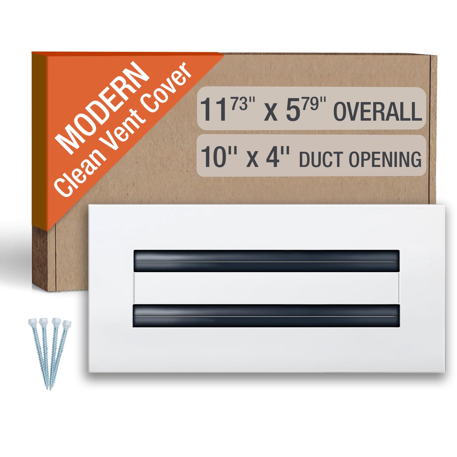 FA-STAR Clean Modern vent cover front view with seamless white finish.