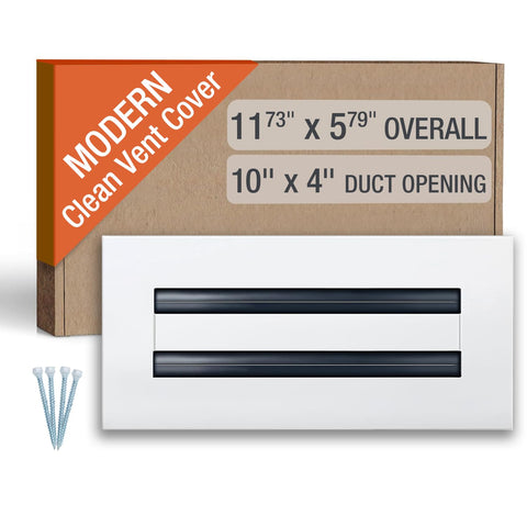 FA-STAR Clean Modern vent cover front view with seamless white finish.