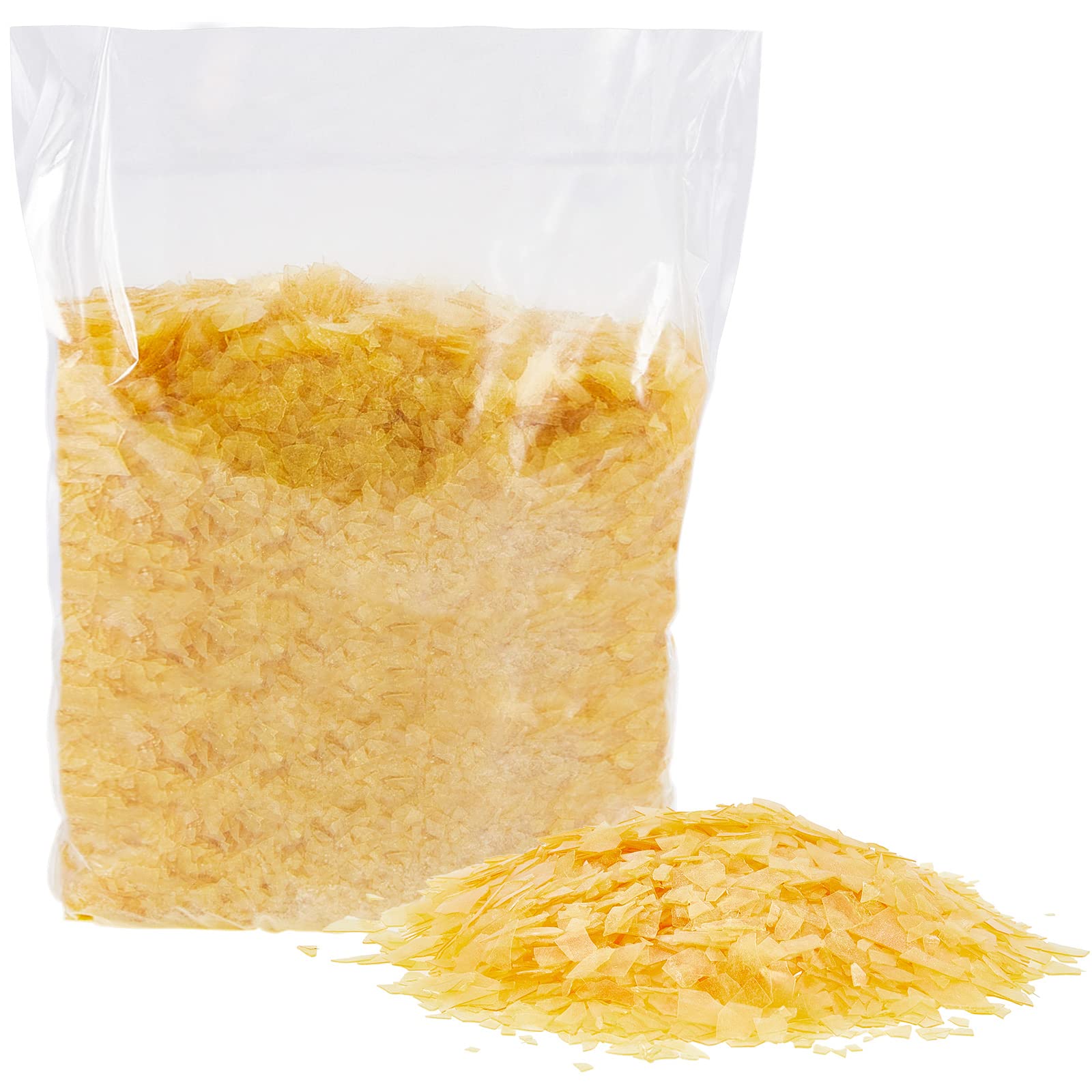 Fabbay shellac flakes 500g light blonde pack for smooth wood finishing and sealing.