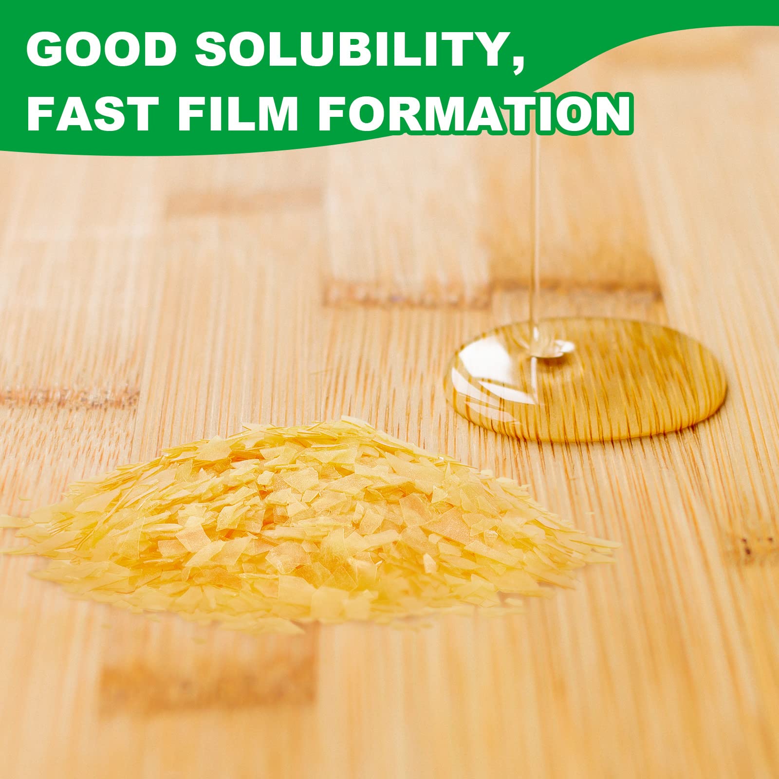 Fabbay shellac flakes create glossy wood veneers and durable surfaces.