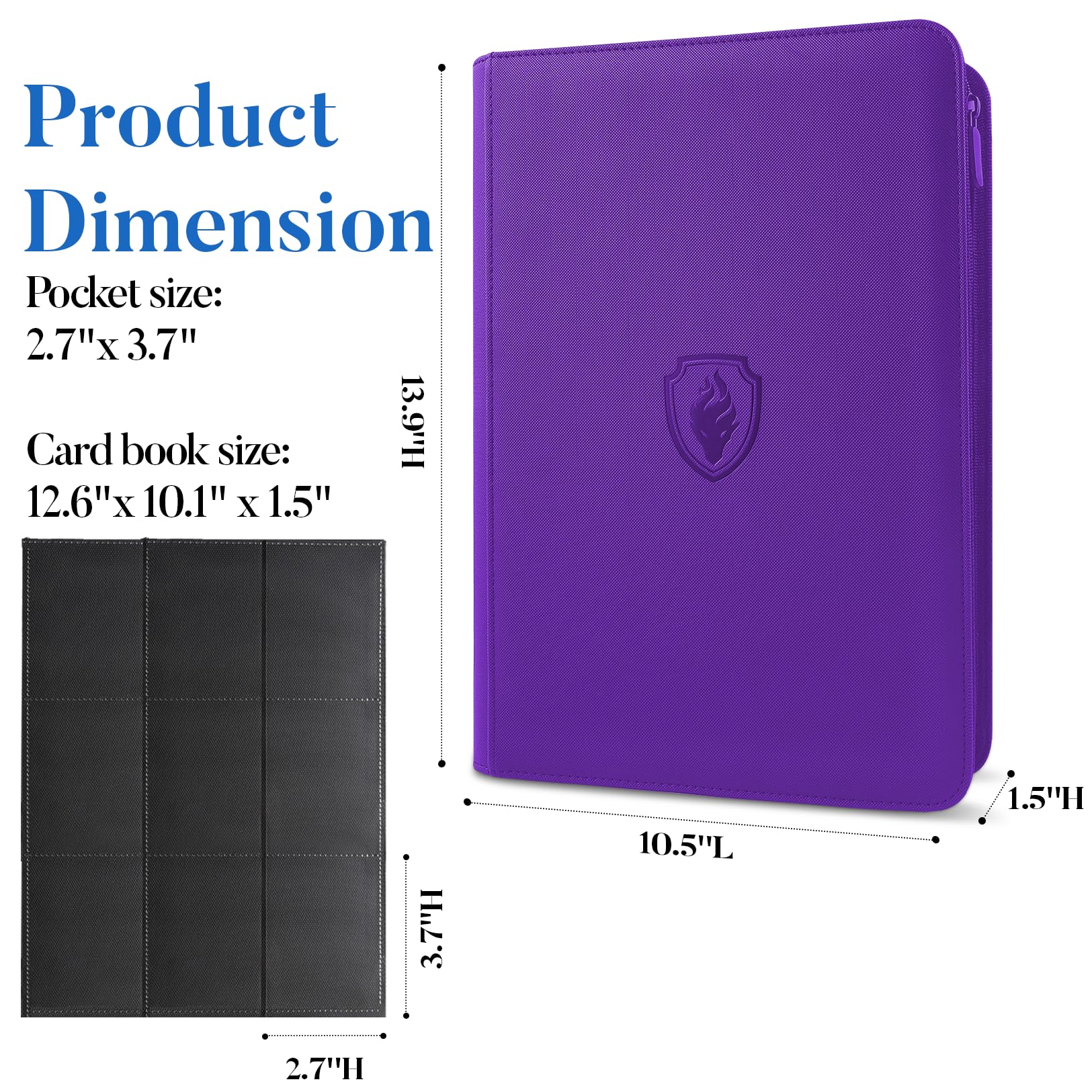 Fabmaker 360-side-loading pockets keep standard cards organized and protected.
