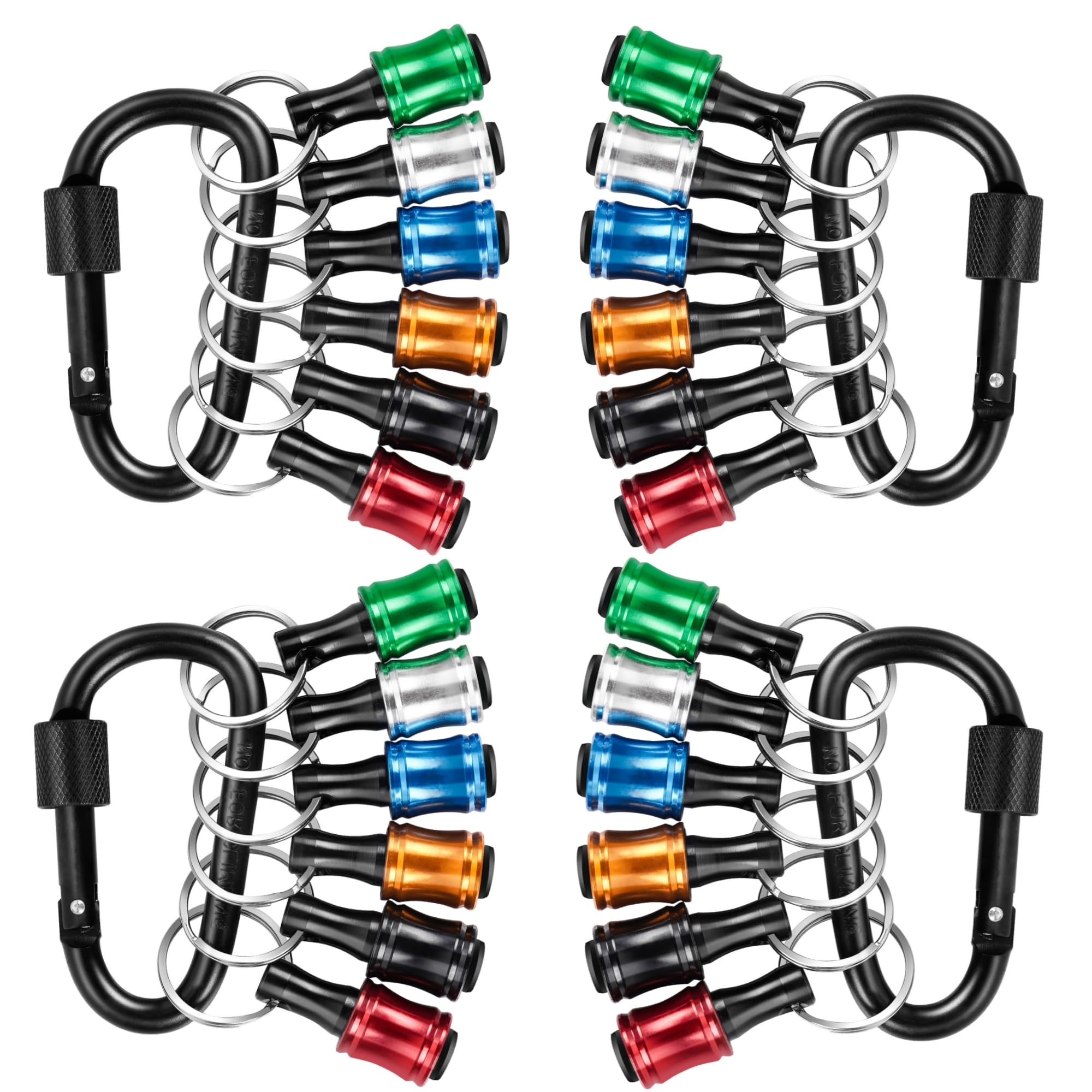 FACAINCXS Bit Holder Keychain with quick hex shank for easy bit access.
