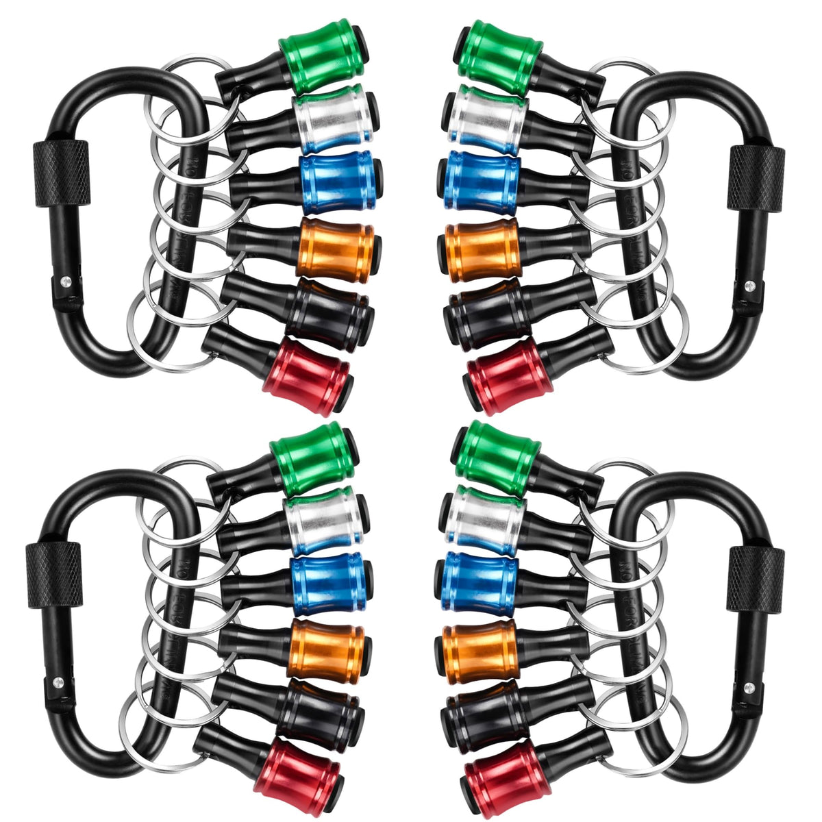 FACAINCXS Bit Holder Keychain with quick hex shank for easy bit access.