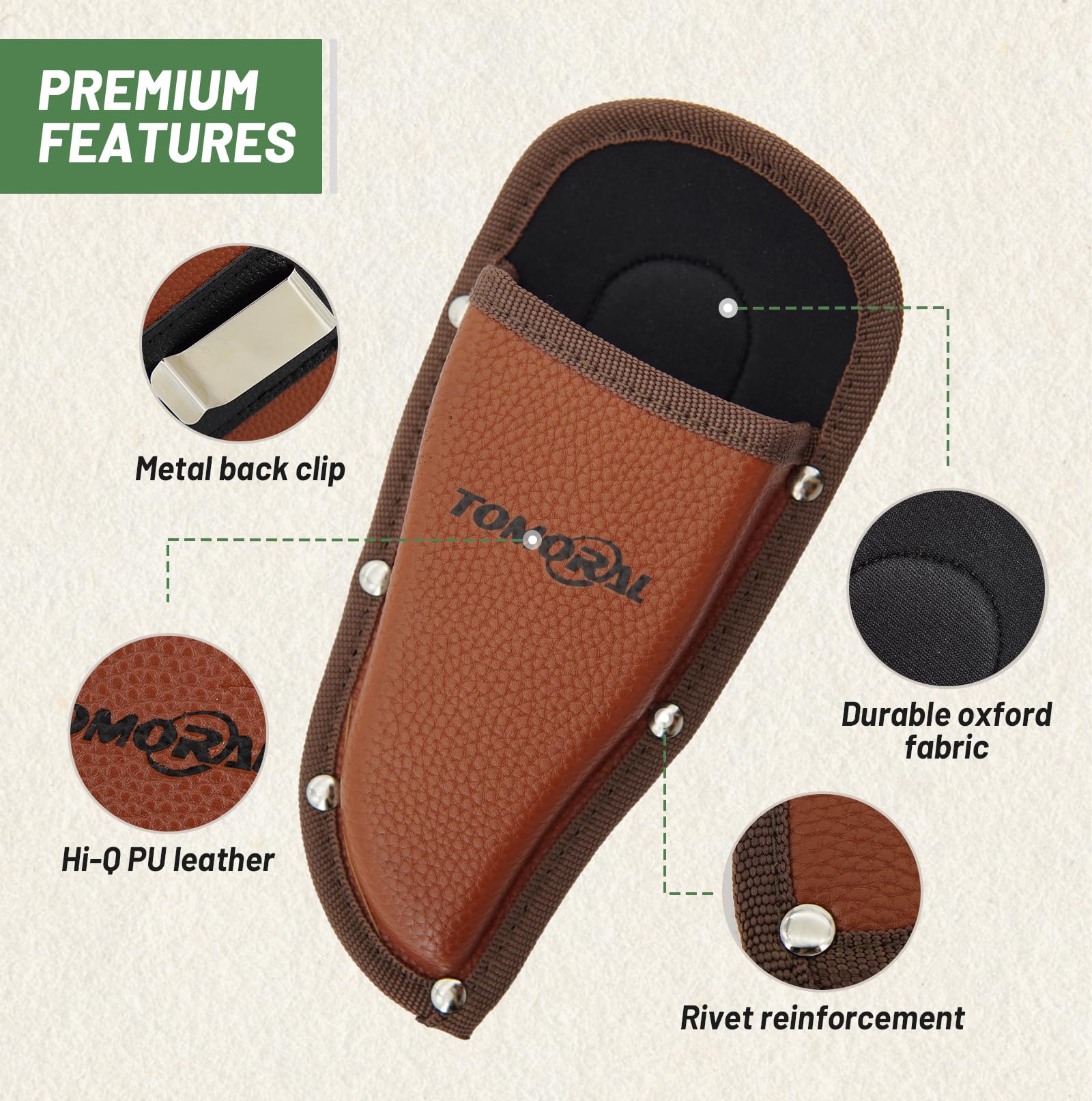 Facecool belt-hung pruner holder keeps tools ready while you prune