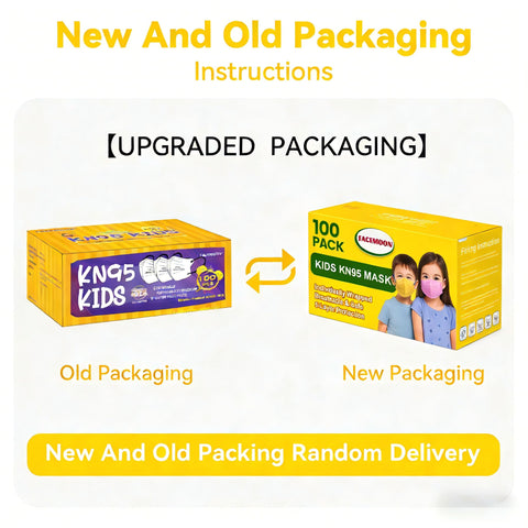 FACEMOON KN95 Kids ideal for indoor or school use.
