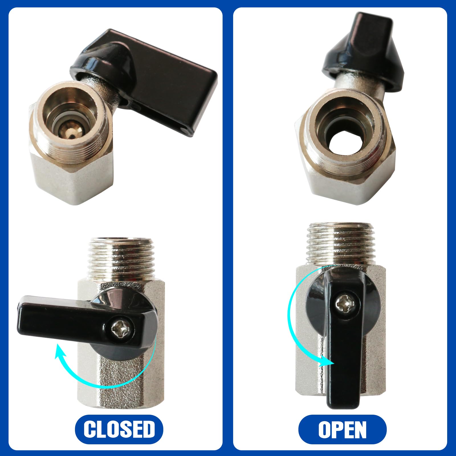 FACFUEL 1/2-inch NPT plugs show complete sealing in system