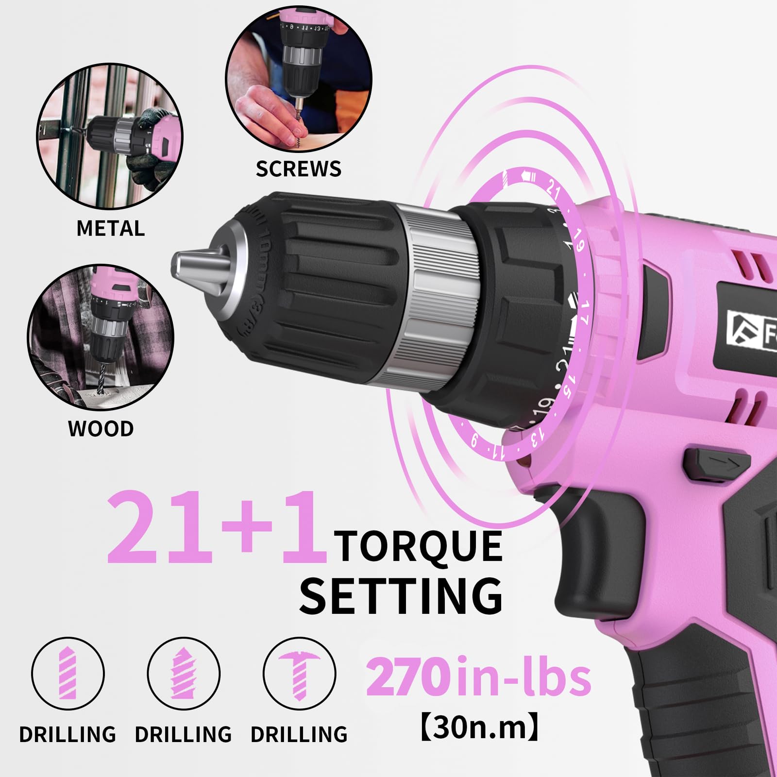 Charger for FADAKWALT 20V drill, fast recharge.