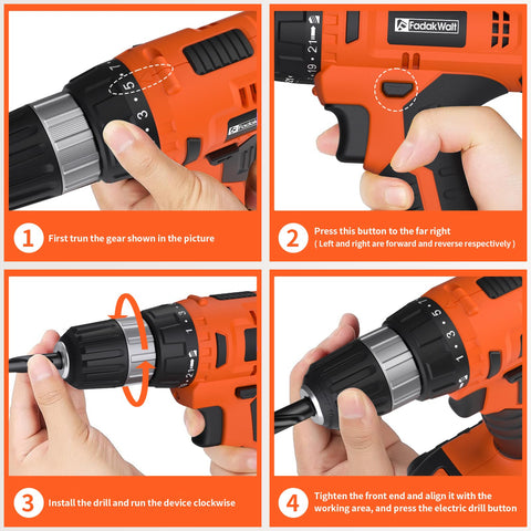 FADAKWALT LED work light brightens the workspace