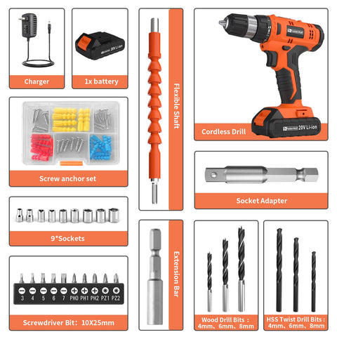 FADAKWALT drill handles wood, plastics, ceramics, and metal