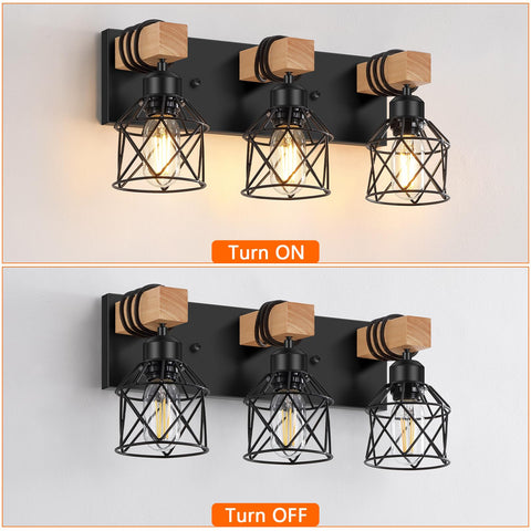 Fadimikoo bathroom mirror light installed above vanity for clear tasks.