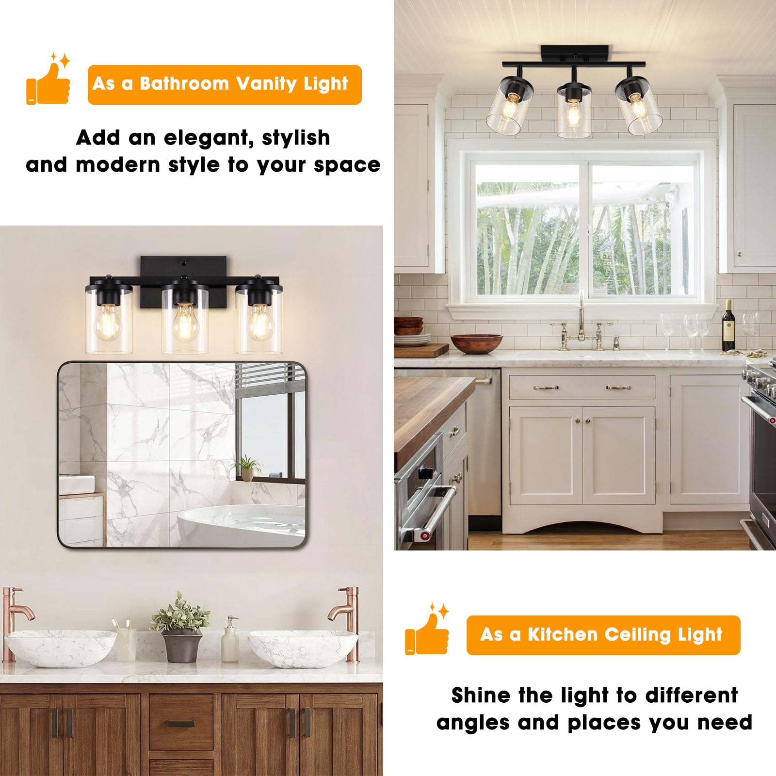 FadimiKoo ceiling-wall mount lighting suitable for hallways