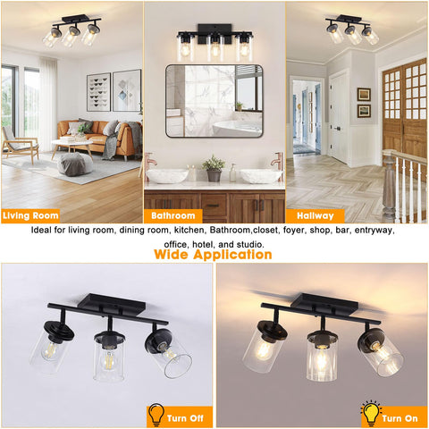 FadimiKoo glass shades glow for porch or bar areas