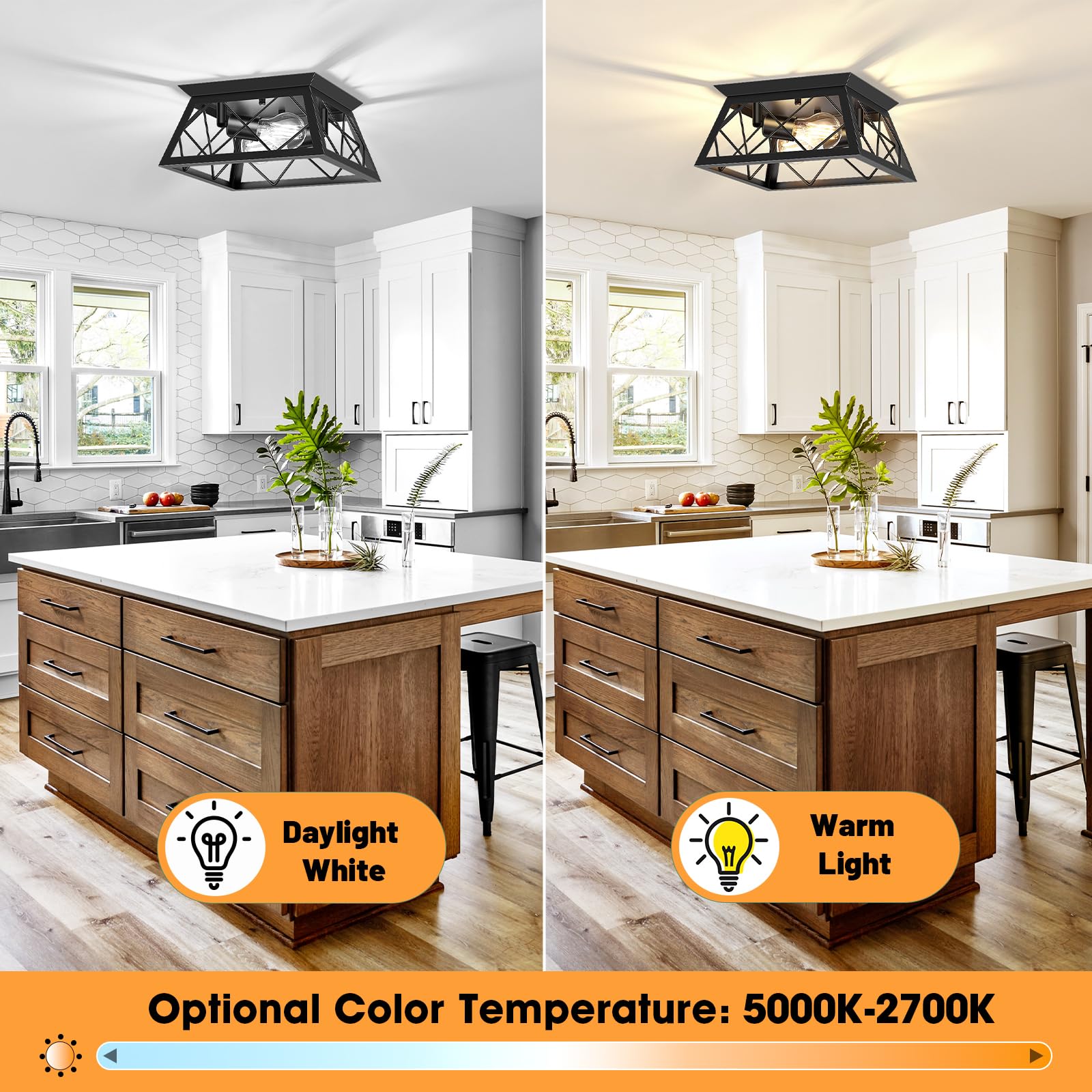 FadimiKoo rotating head hallway light adaptable to various angles