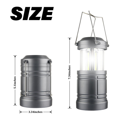 FADOMALL lantern showing foldaway hook for easy carrying and hanging.