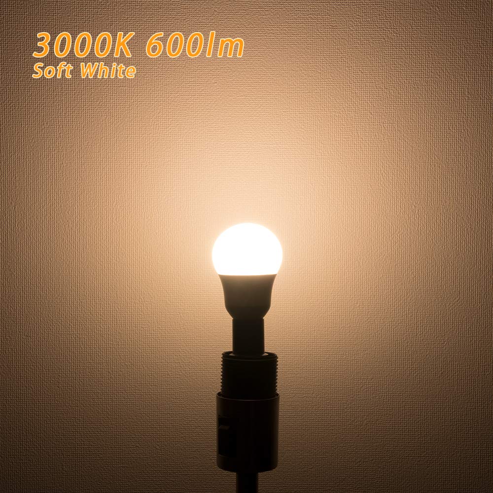FAGUANGAO ceiling fan light bulb offers bright, reliable 600 lumens in a non-dimmable design.