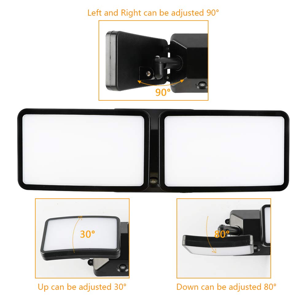 FAGUANGAO outdoor flood light for garage and porch illumination.