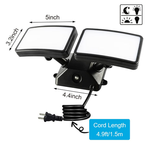 FAGUANGAO plug-in security light with easy installation on walls.