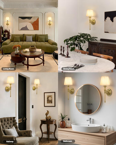 FAINSLIGO cordless vanity light for bathrooms with spa-like warmth.