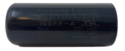Fairbanks Electric Genie 19988A capacitor closeup supports reliable opener performance.