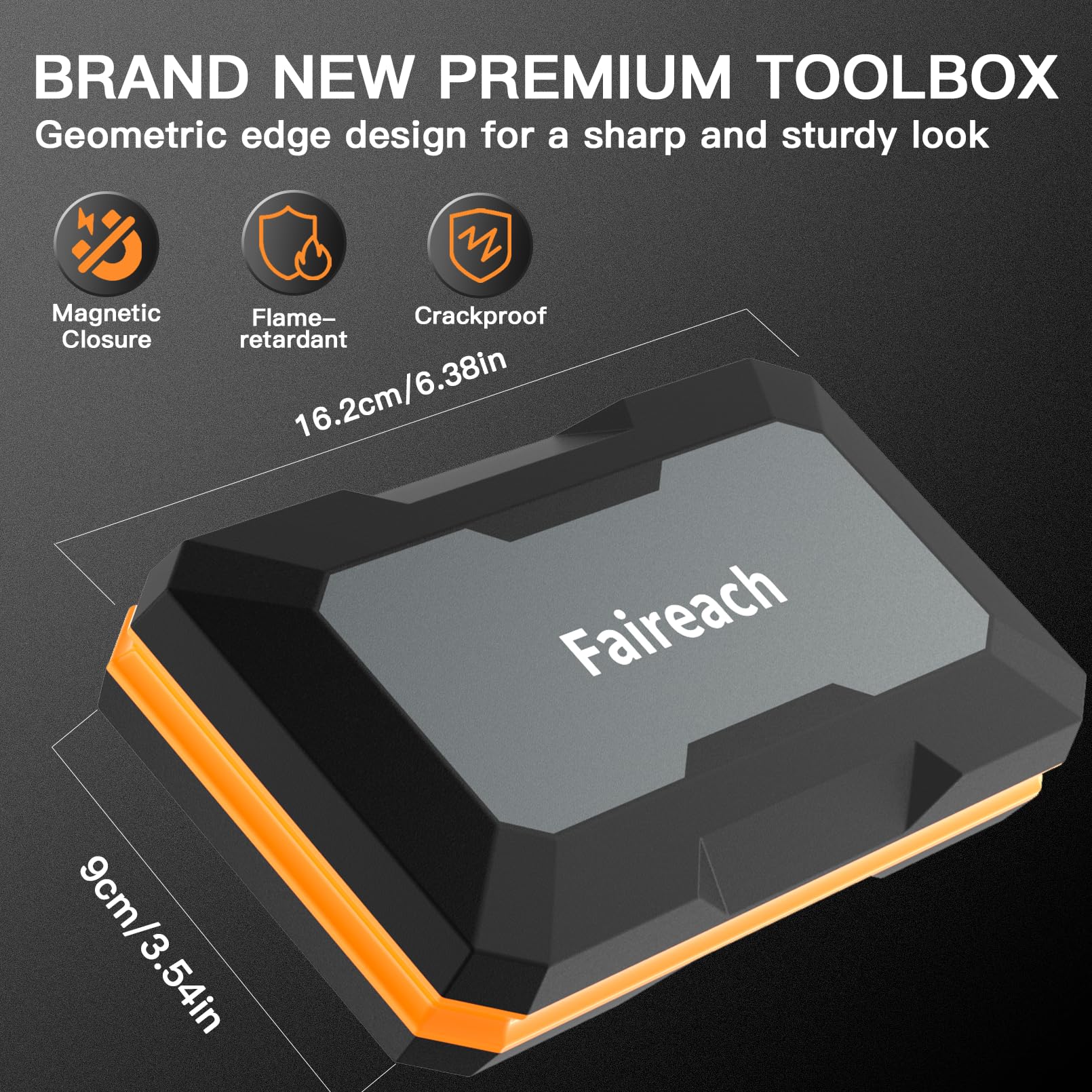 Faireach magnetic bit set with 40 S2 bits for durable repairs.