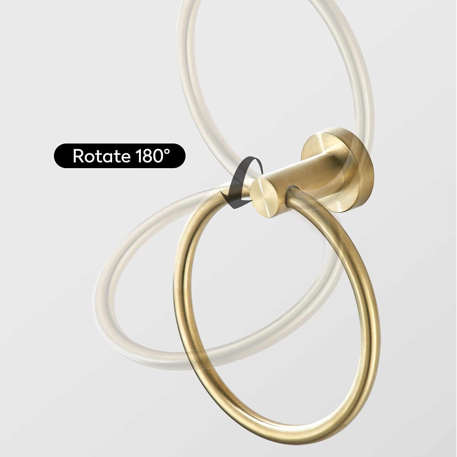 FAIRGIA brushed gold hardware pack with mounting hardware