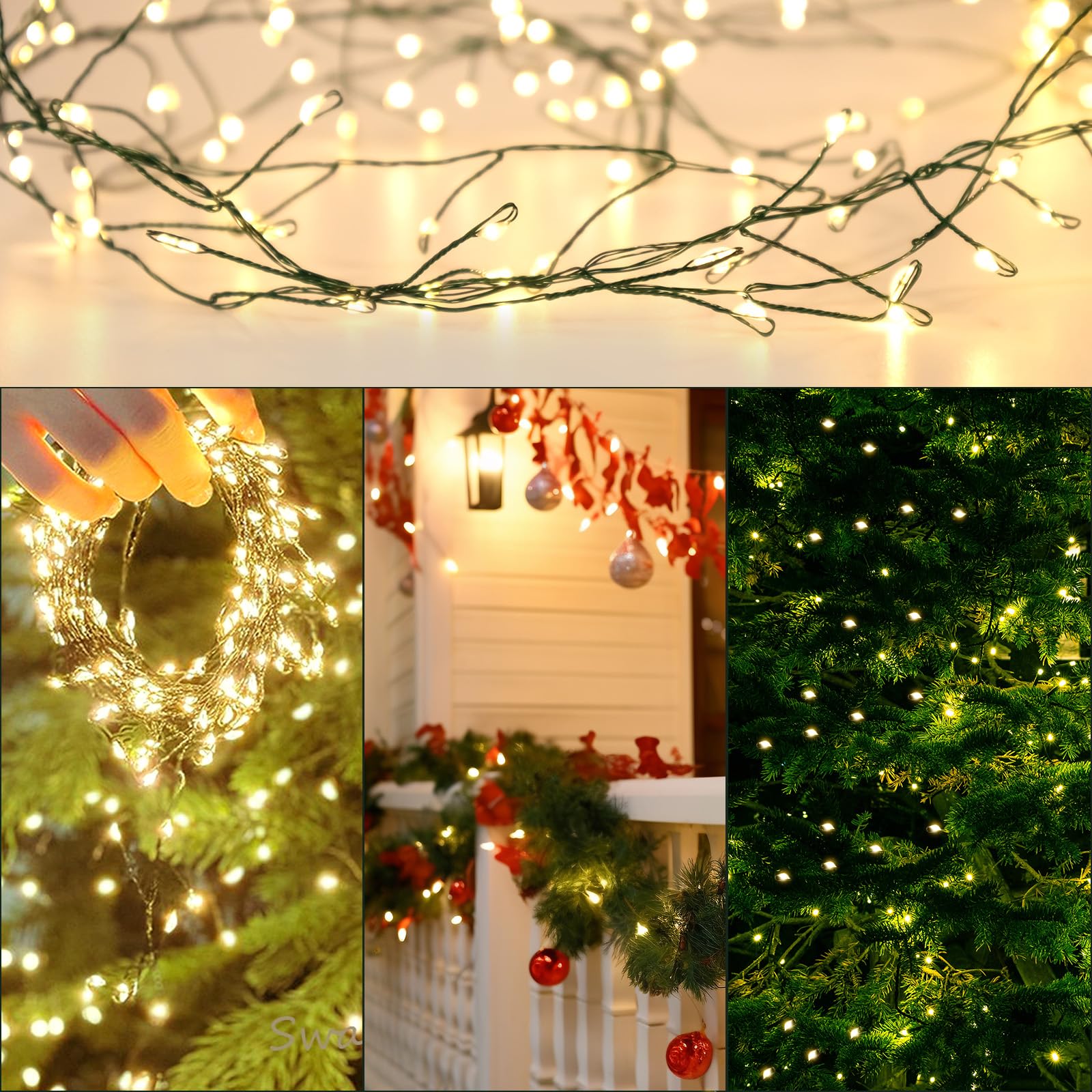 FairyGlim indoor outdoor decor ideas with warm white glow