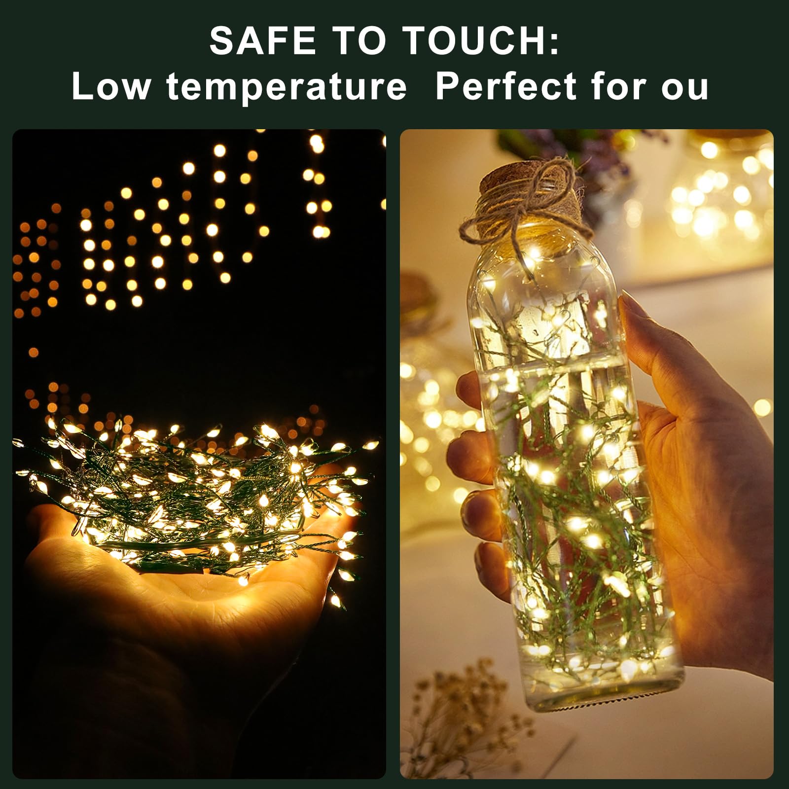 FairyGlim waterproof battery box for indoor outdoor use