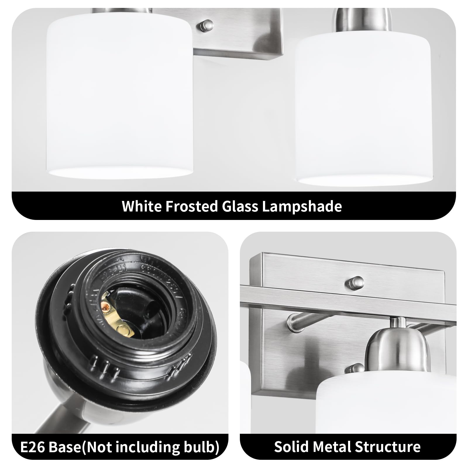 FAISHILAN E26 heat-resistant socket supports variety of bulbs up to 60W