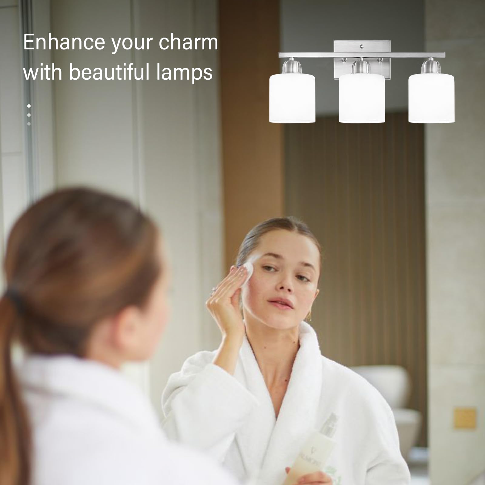 FAISHILAN soft ambient glow for a relaxing bathroom mood