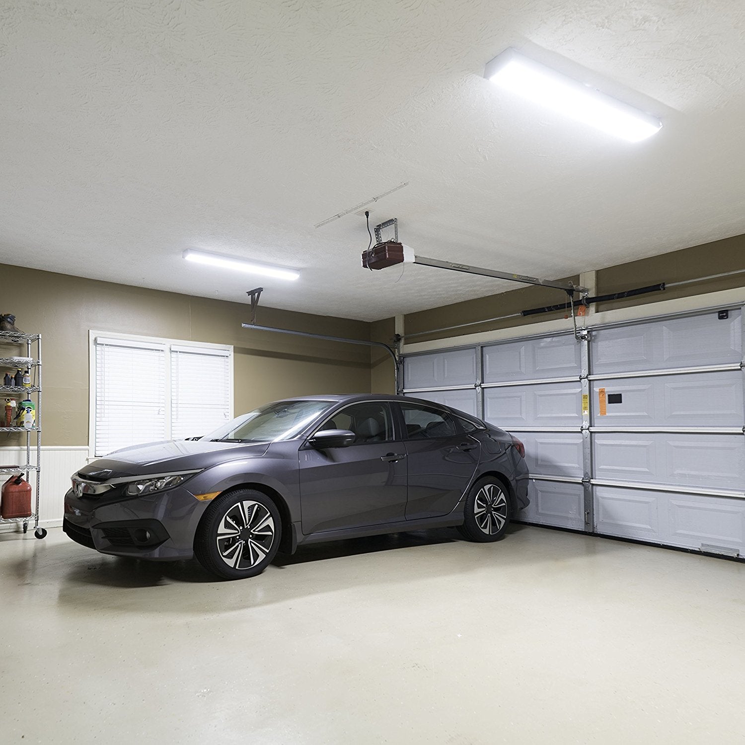 FAITHSAIL 4ft LED wraparound acrylic-prismatic lens optimizes light distribution