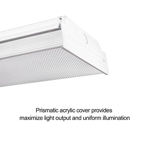 FAITHSAIL 4ft LED wraparound ceiling installation shows a flush mount for tidy spaces