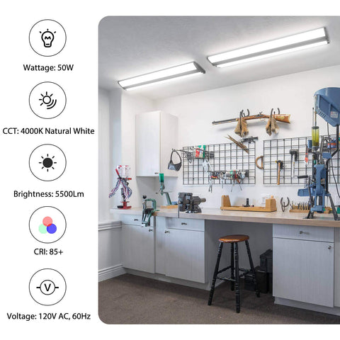 FaithSail wraparound energy-saving design reduces power use in garages and workshops.