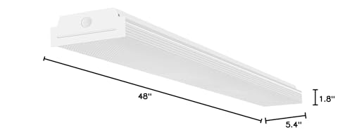 FAITHSAIL 4ft LED wraparound flush-mount fixture adds modern energy-efficient lighting