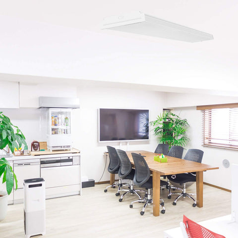FaithSail wraparound light delivers even illumination with 4000K ambience for offices.