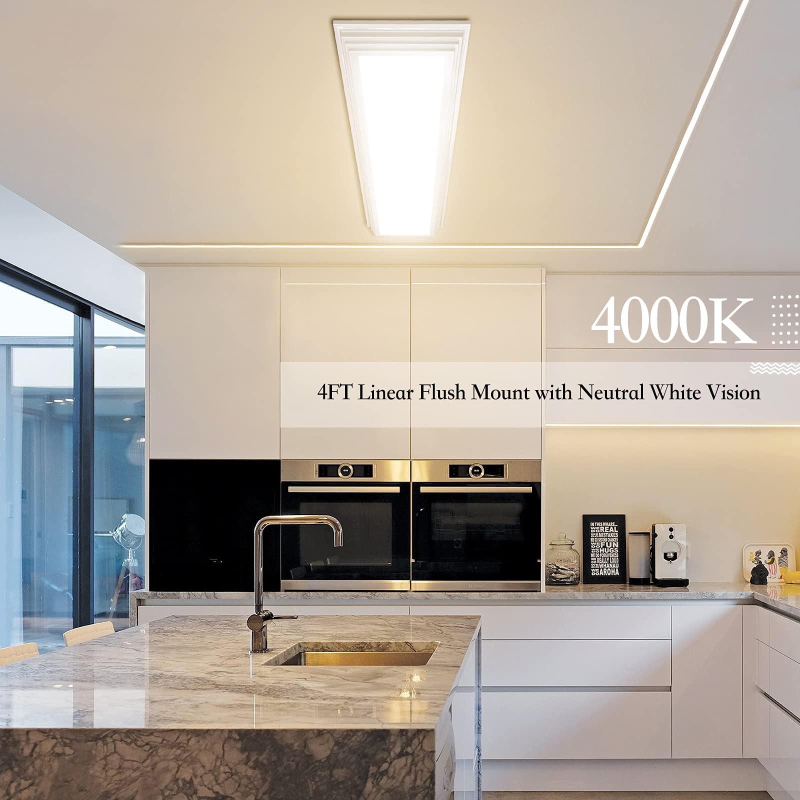 FaithSail LED wraparound provides bright coverage for larger rooms.