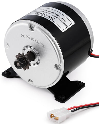 FAITIO 24V brushed motor for E-scooter, front view, restores smooth acceleration.