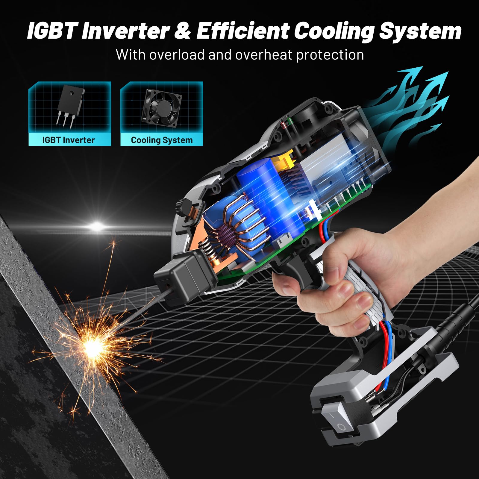Faiuot true color welding view enhances visibility during metalwork