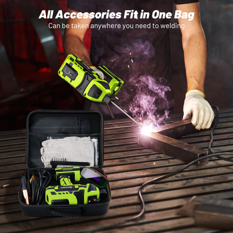 Faiuot welding brush and gloves improve handling and finish quality.