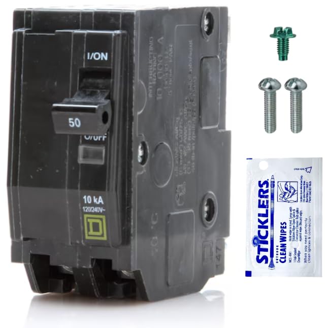 FalconSupply QO250 front view with Visi-Trip indicator for quick fault awareness.
