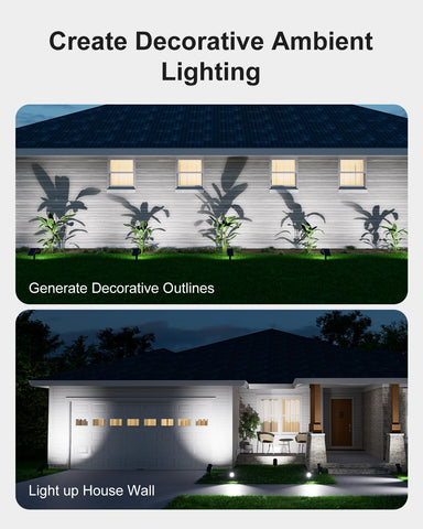 FALOVE IP65 waterproof spotlights withstand rain and fog without dimming.
