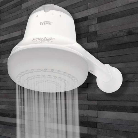 FAME compact white design fits small bathrooms and spaces.