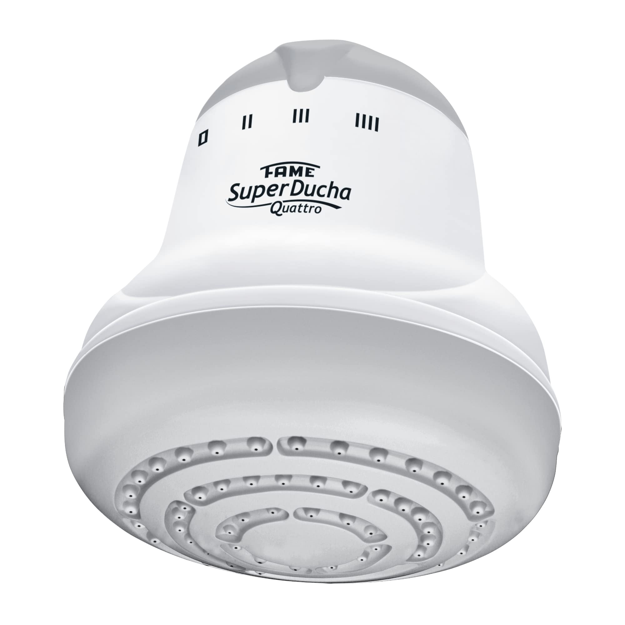 FAME Superducha Quattro electric shower with four temperature levels for on demand comfort.